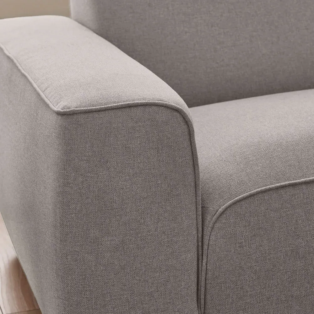 Peyton 3-Seater Sofa - Taupe, Recycled Polyester