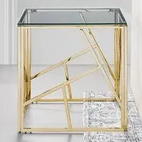 Sicily Side Table - Gold
