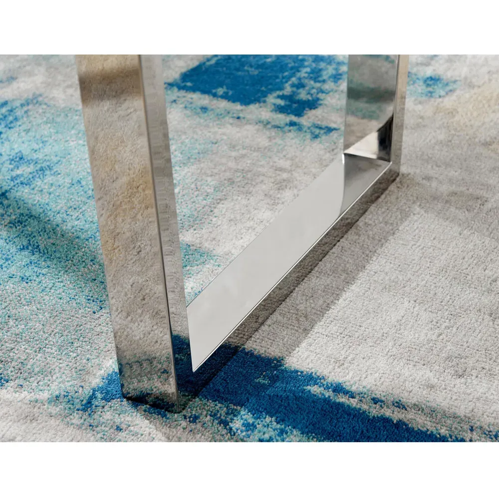 Solo 4-Seater Dining Table - White, High Gloss