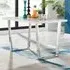 Solo 4-Seater Dining Table - White, High Gloss