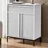 Sval 2 Door Single Drawer Small Sideboard - White