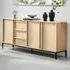 Sval 3 Door 3 Drawer Sideboard - Brown, Wood Composite