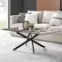 Tavalo Rectangular Coffee Table - Grey, Glass