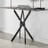 Tavalo Rectangular Console Table - Grey, Glass
