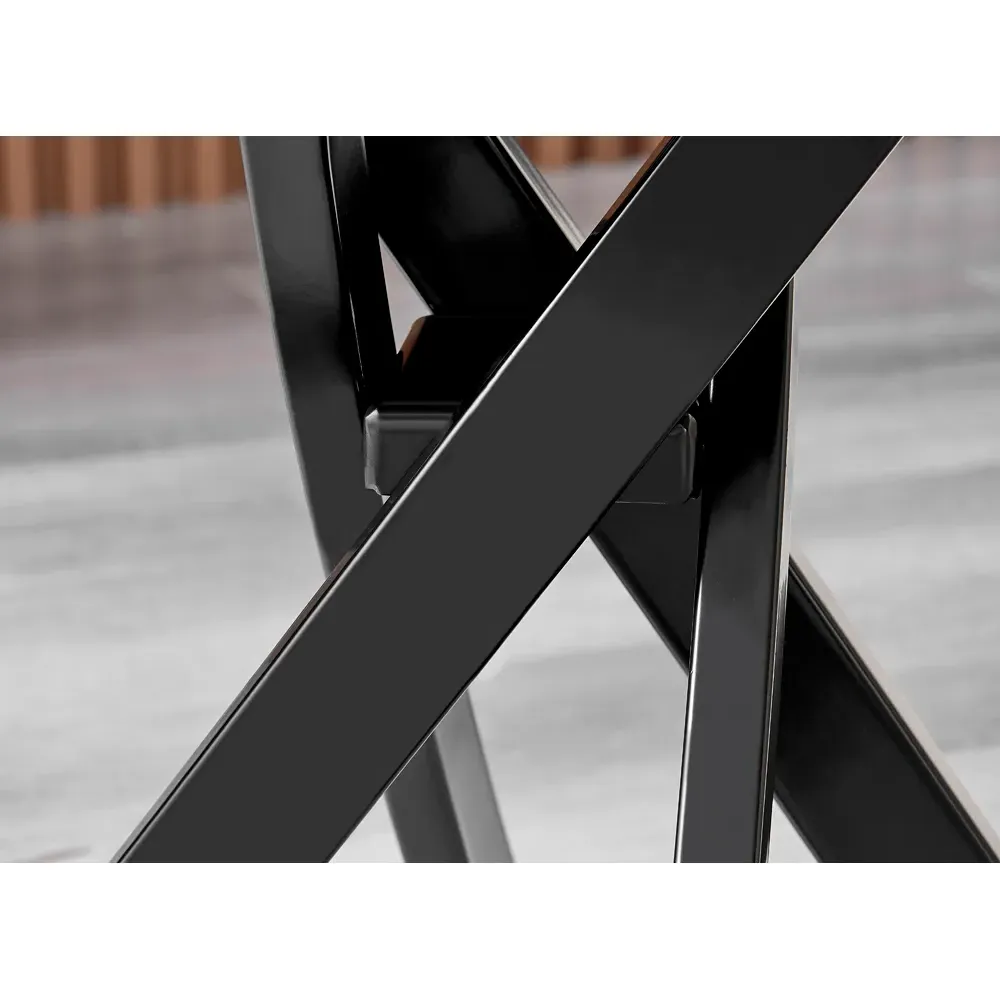 Tavalo Side Table - Black, Glass