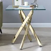 Tavalo Side Table - Gold