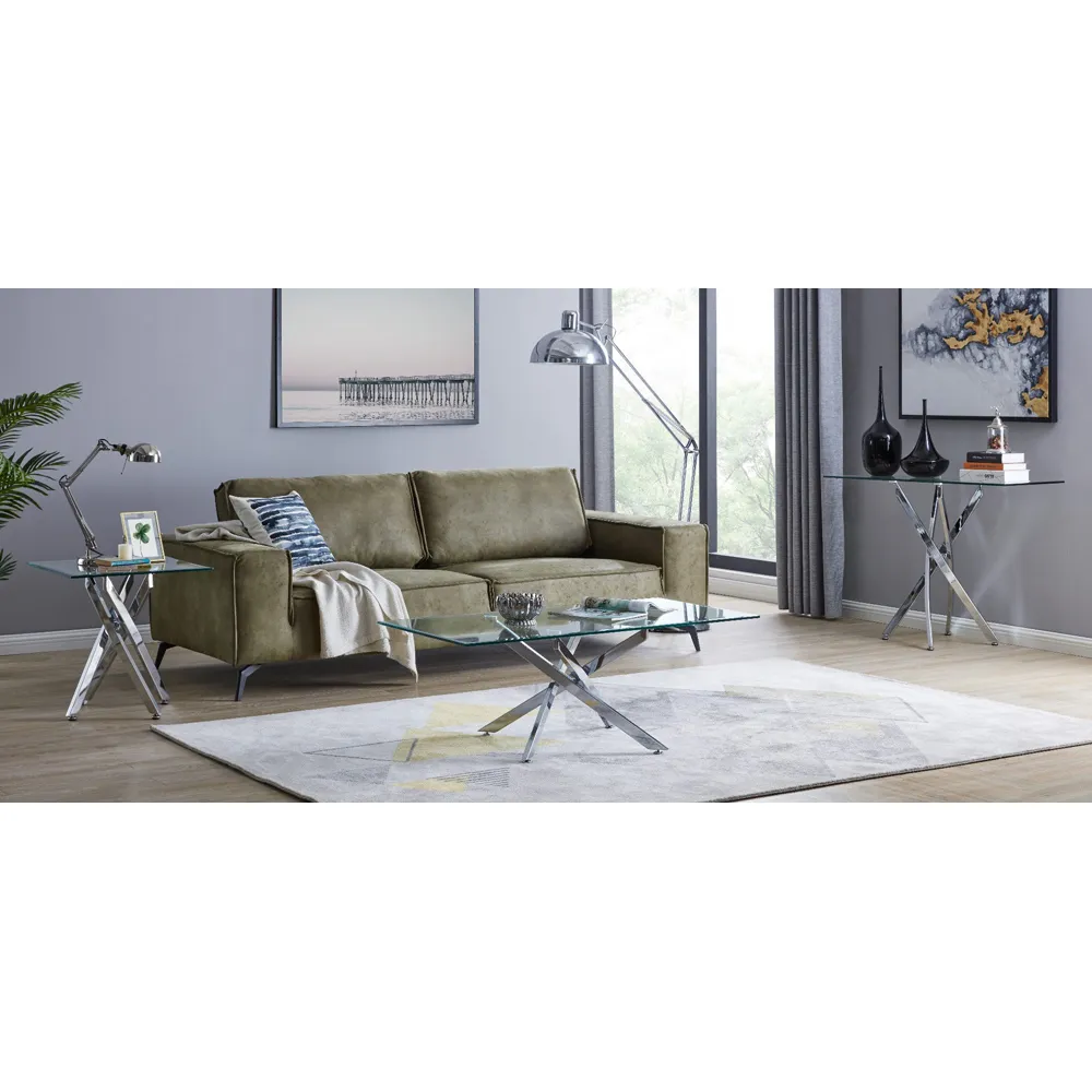 Tavalo Side Table - Silver