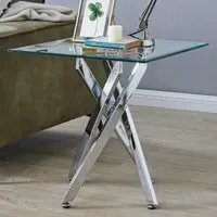 Tavalo Side Table - Silver