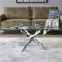Tavlo Coffee Table - Silver, Glass