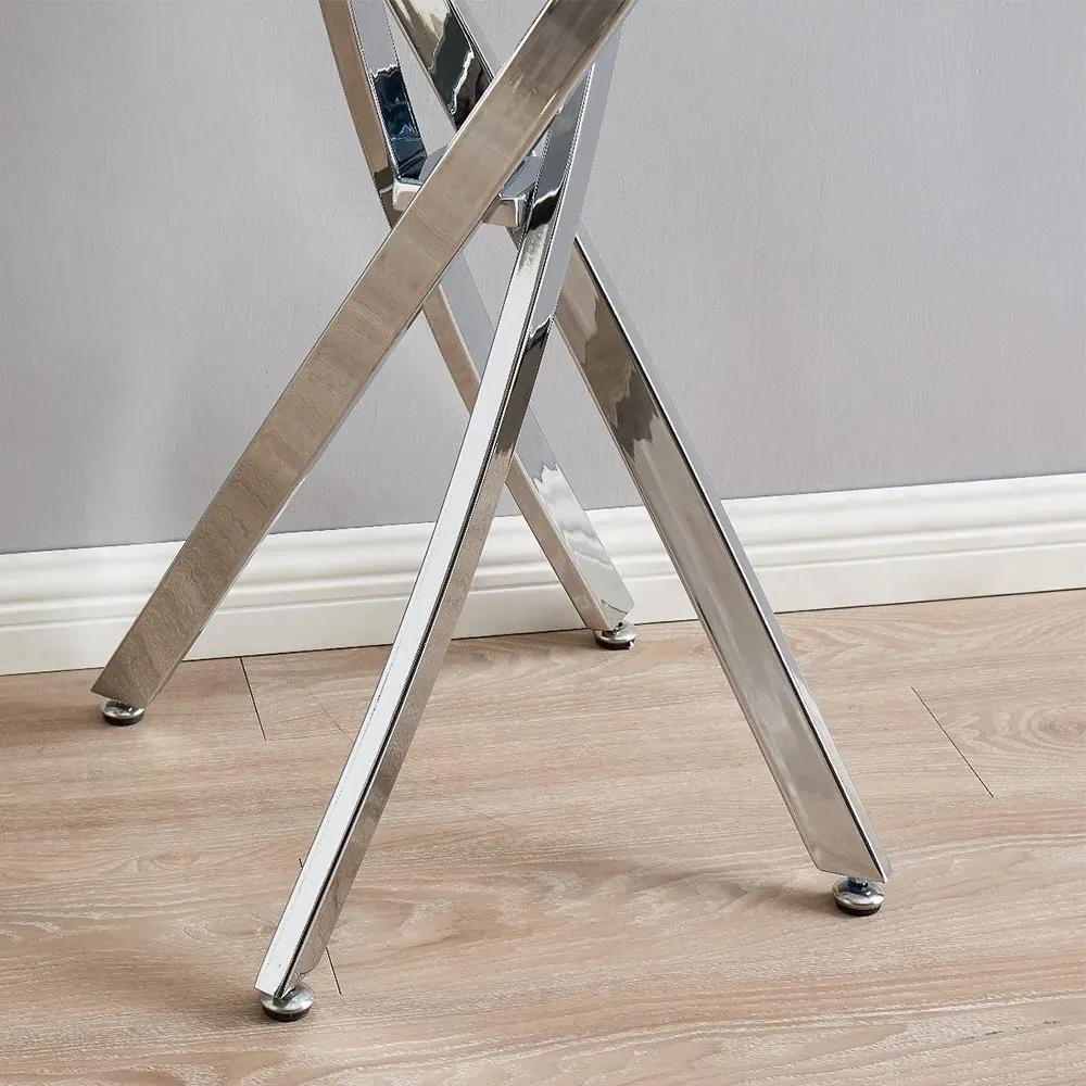 Tavolo Console Table - Silver, Glass