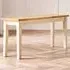 Terfyn 2-Seater Dining Bench - Cream, Oak