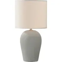 Tessa Table Lamp - Grey, Concrete Effect