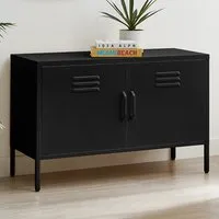 Theo 2 Door Sideboard - Black
