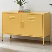 Theo 2 Door Sideboard - Yellow