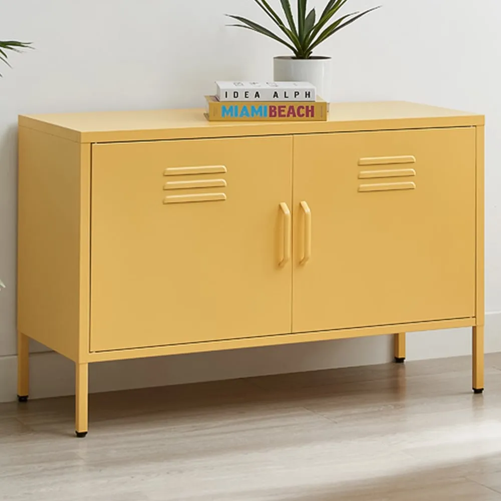Theo 2 Door Sideboard - Yellow