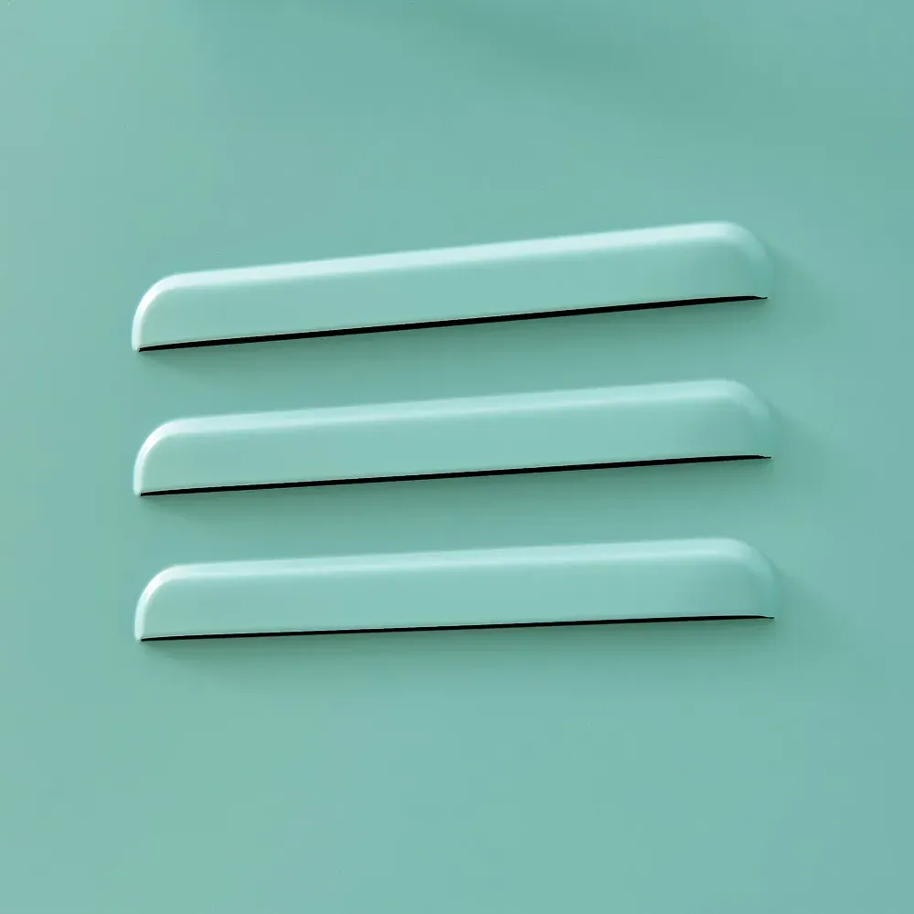 Theo 6 Drawer Metal Sideboard - Light Blue