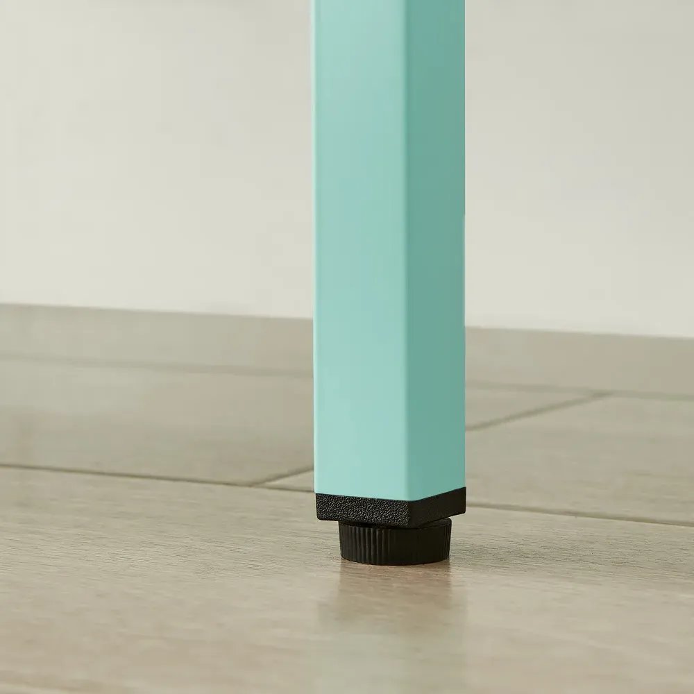 Theo 6 Drawer Metal Sideboard - Light Blue