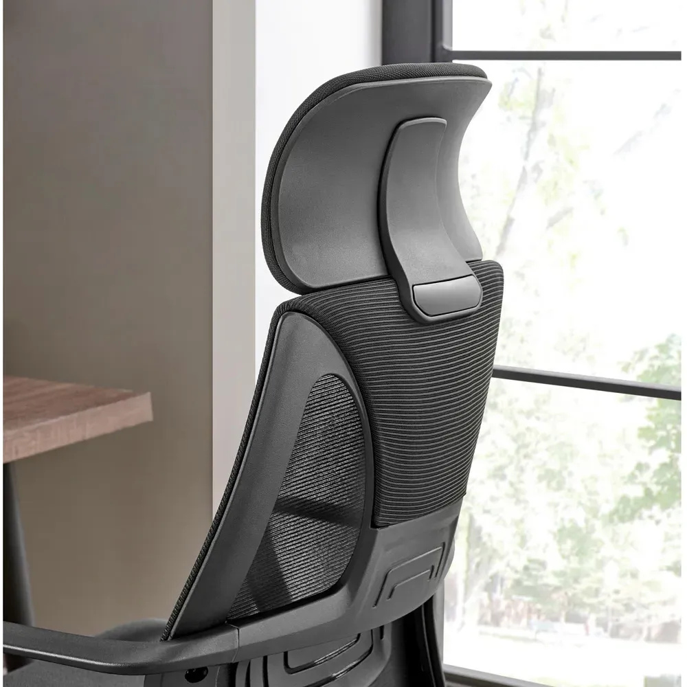 Trico Office Chair with Mesh Back - Black