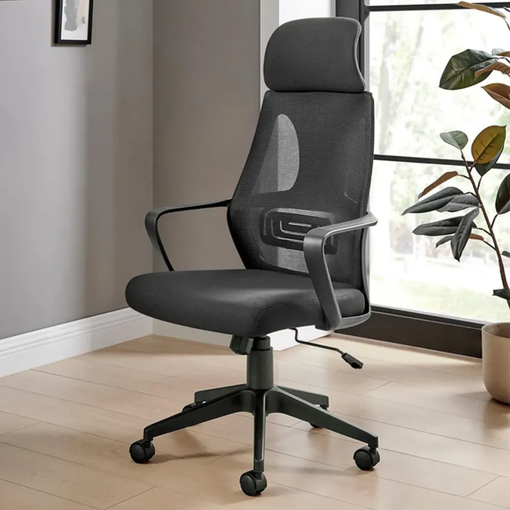 Trico Office Chair with Mesh Back - Black image