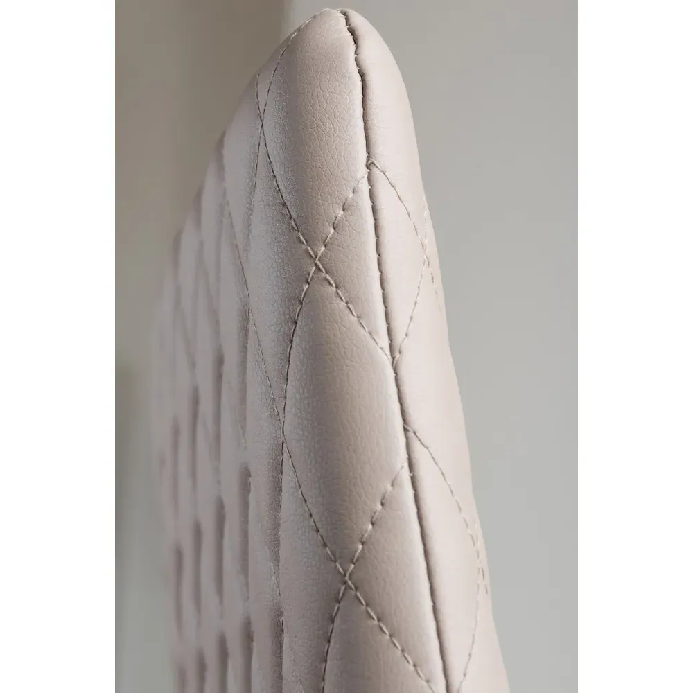 Valera Set of 6 Dining Chairs - Cappuccino, Faux Leather