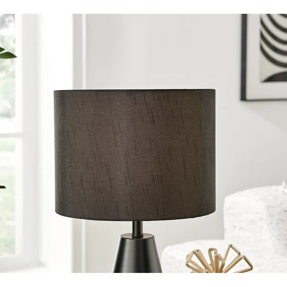 Willow Table Lamp - Black, Metal