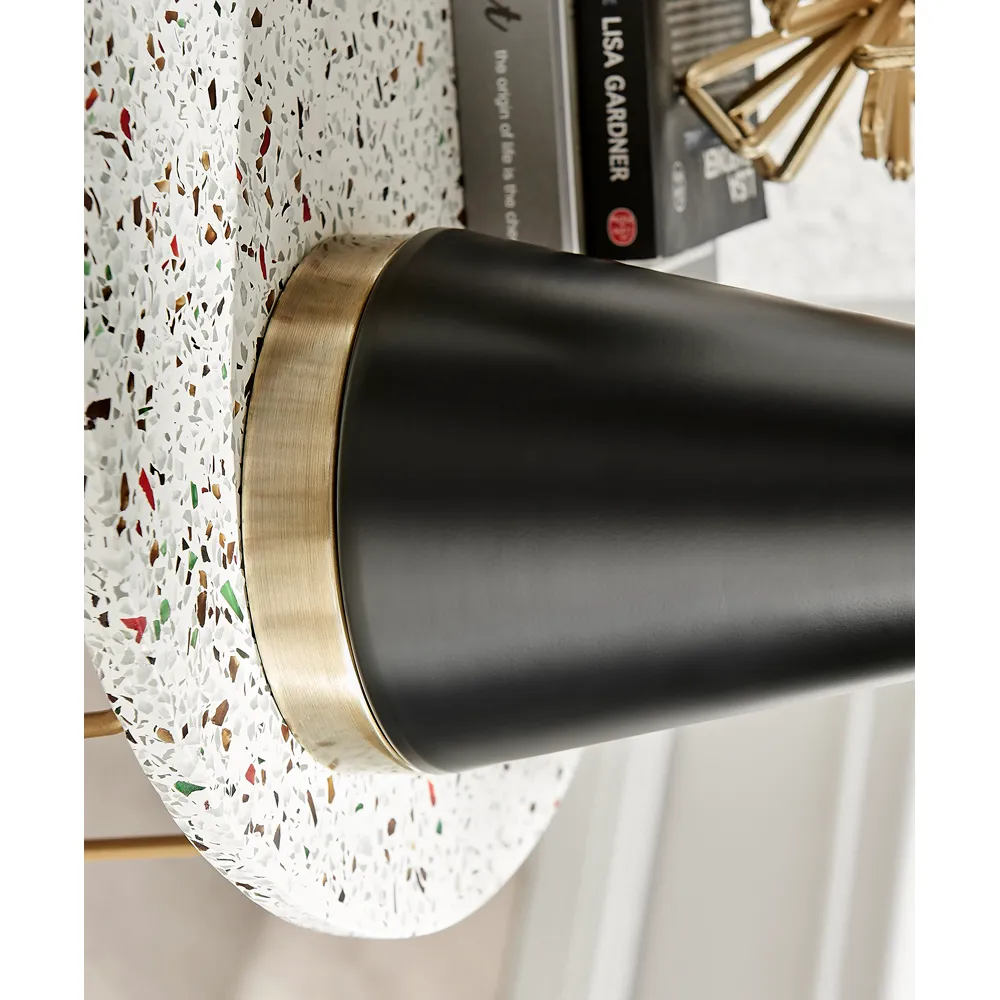 Willow Table Lamp - Black, Metal