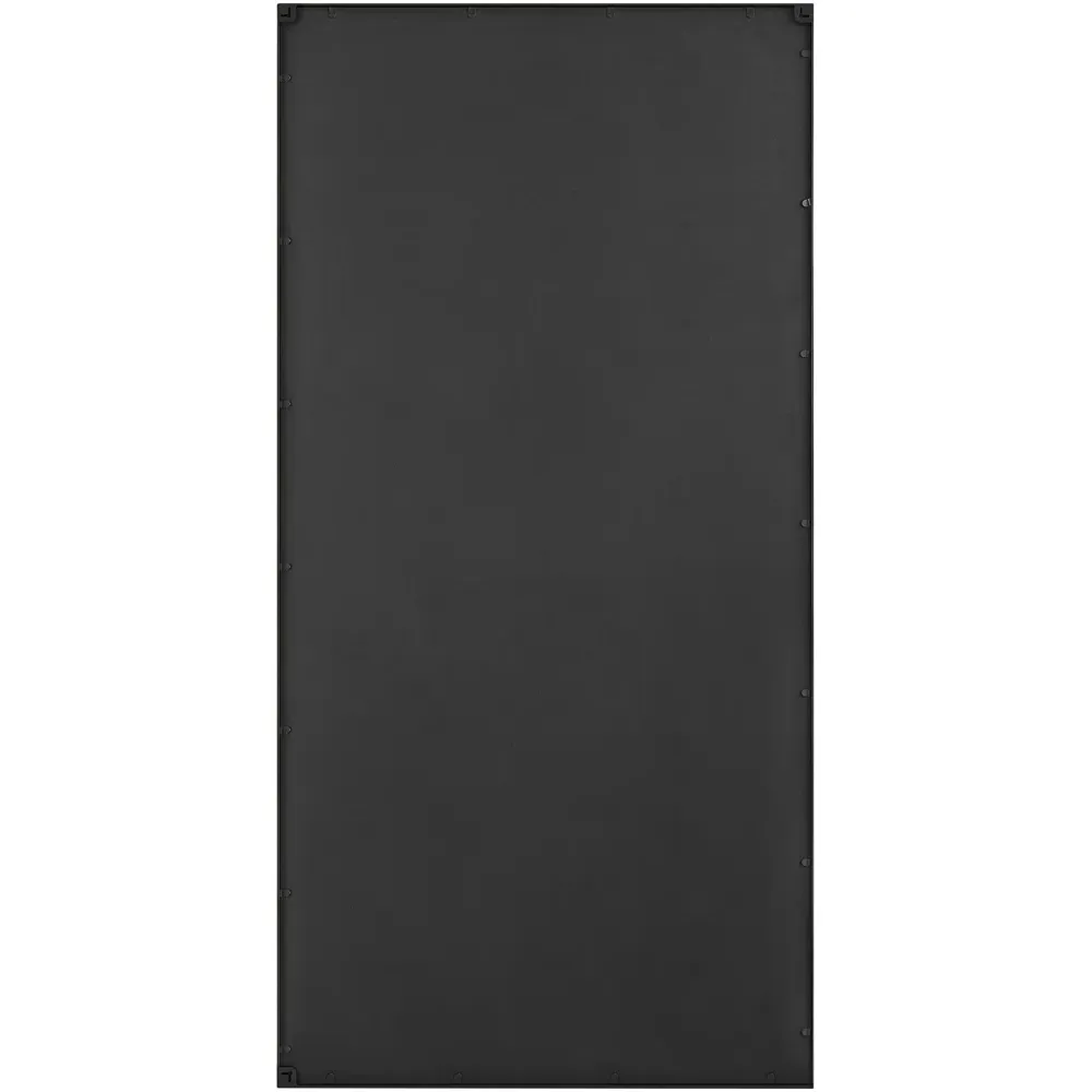 Yuki Medium Window Wall Mirror - Black, Iron