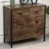 4 Drawer Chest of Drawers - Black, Chipboard