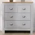 4 Drawer Chest of Drawers - Grey, Oak Effect
