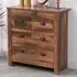 4 Drawer Industrial Chest of Drawers - Brown, Chipboard