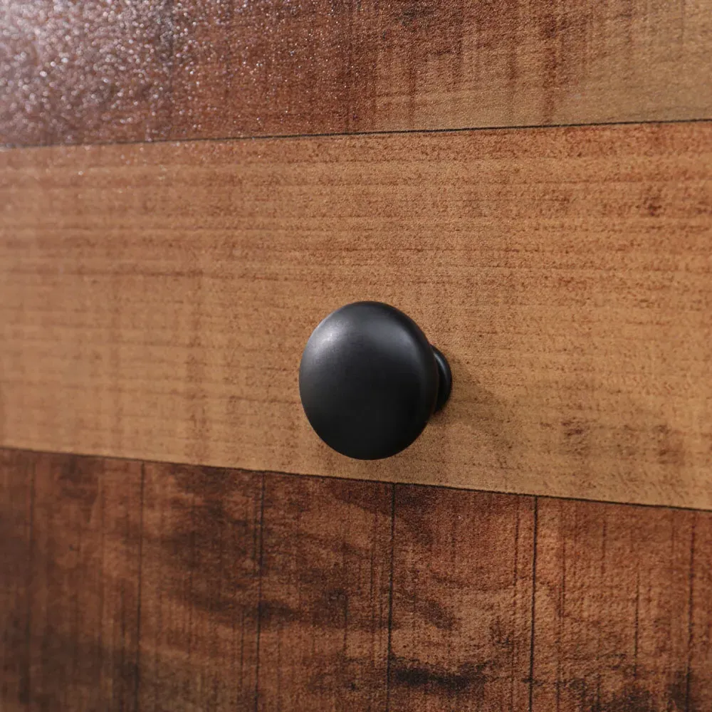 5 Drawer Industrial Chest of Drawers - Brown, Chipboard