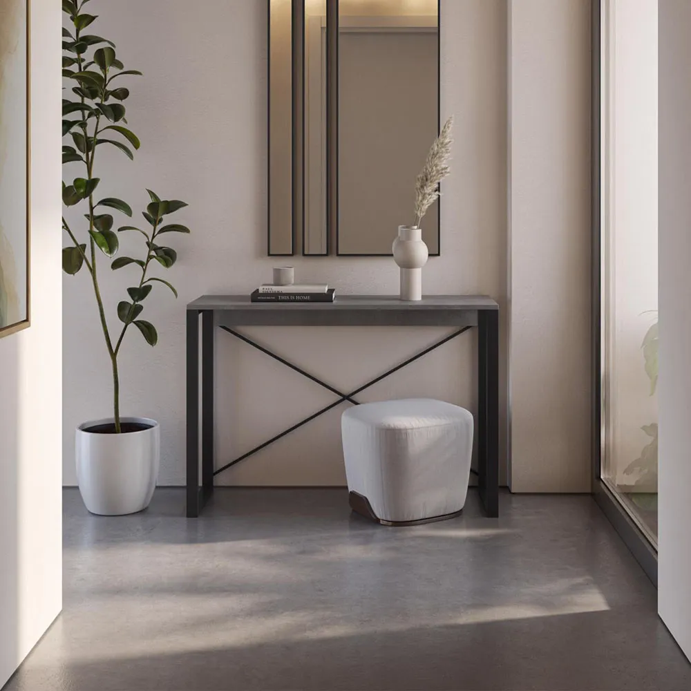 Archie Console Table - Grey