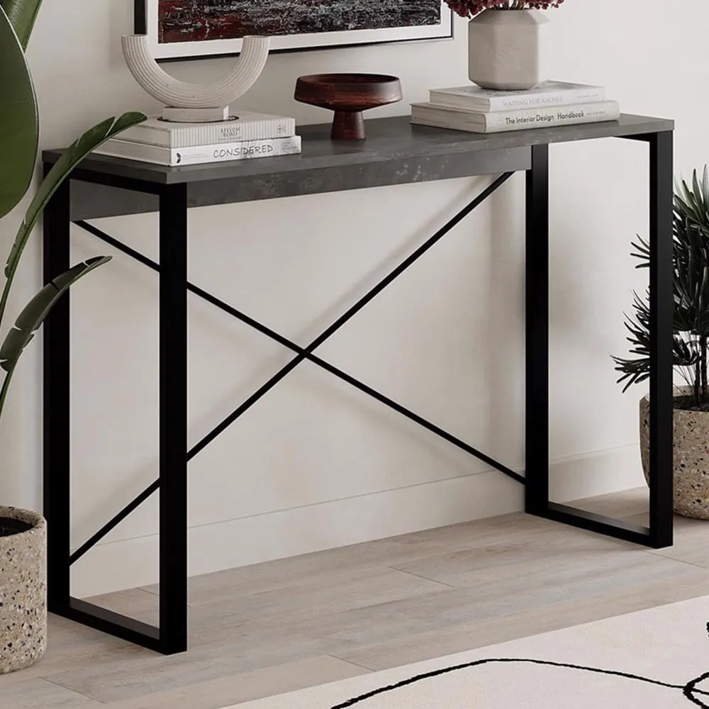Archie Console Table - Grey