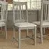 Bowood Set of 2 Reclaimed Pine Dining Chairs - Cream