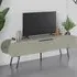 Capsule 2 Door TV Unit Stand with Storage - Green
