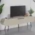 Capsule 2 Door TV Unit Stand with Storage - Sandstone