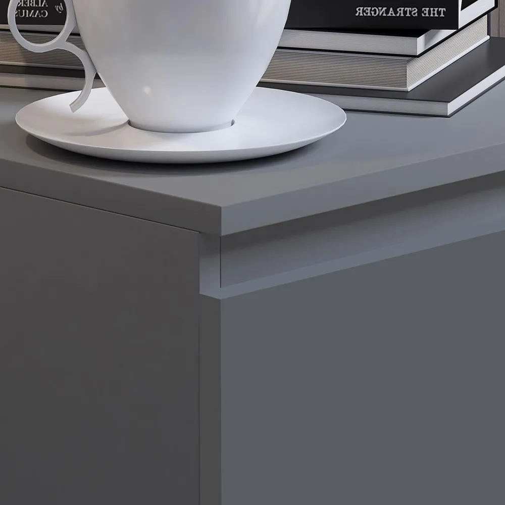 Carlton 3 Drawer Chest of Drawers - Grey