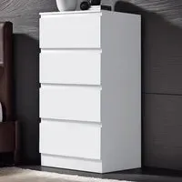 Carlton 4 Drawer Chest of Drawers - White