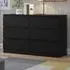 Carlton 6 Drawer Chest of Drawers - Black