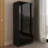 Chilton 2 Door Wardrobe - Black