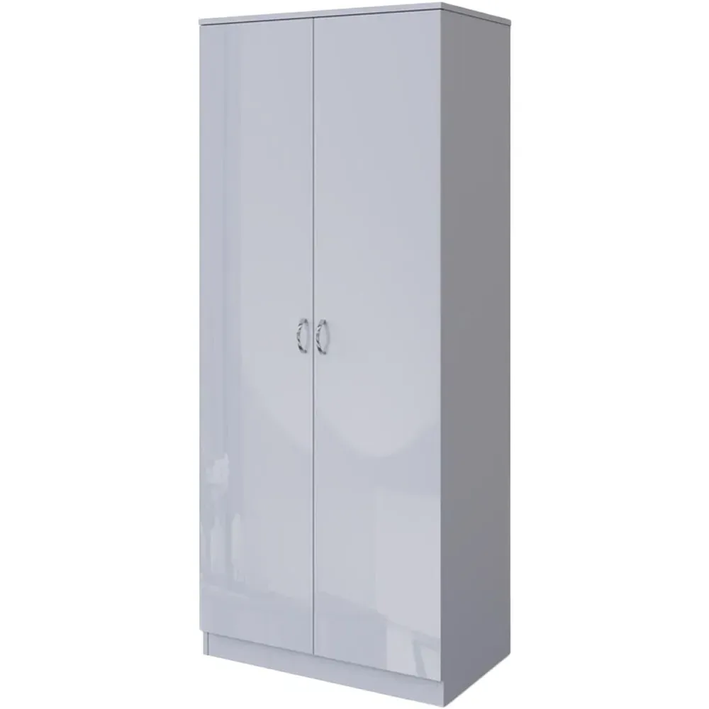 Chilton 2 Door Wardrobe - Grey