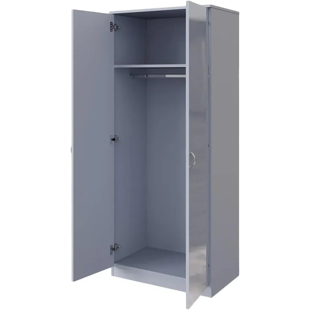 Chilton 2 Door Wardrobe - Grey