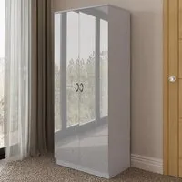 Chilton 2 Door Wardrobe - Grey