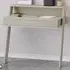 Cowork Wall Mounted Desk with Drawer and Shelf - Cream