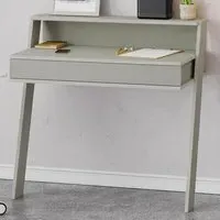 Cowork Wall Mounted Desk with Drawer and Shelf - Green