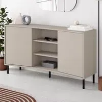 Frem 2 Door Curved Sideboard - Cream