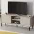 Frem 2 Door Curved TV Stand Unit - Cream