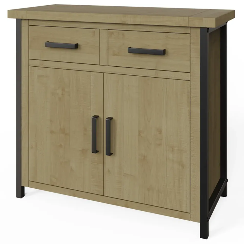 Lowry 2 Door Sideboard - Brown, Reclaimed Pine