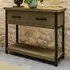 Lowry Console Hall Table - Brown, Reclaimed Pine