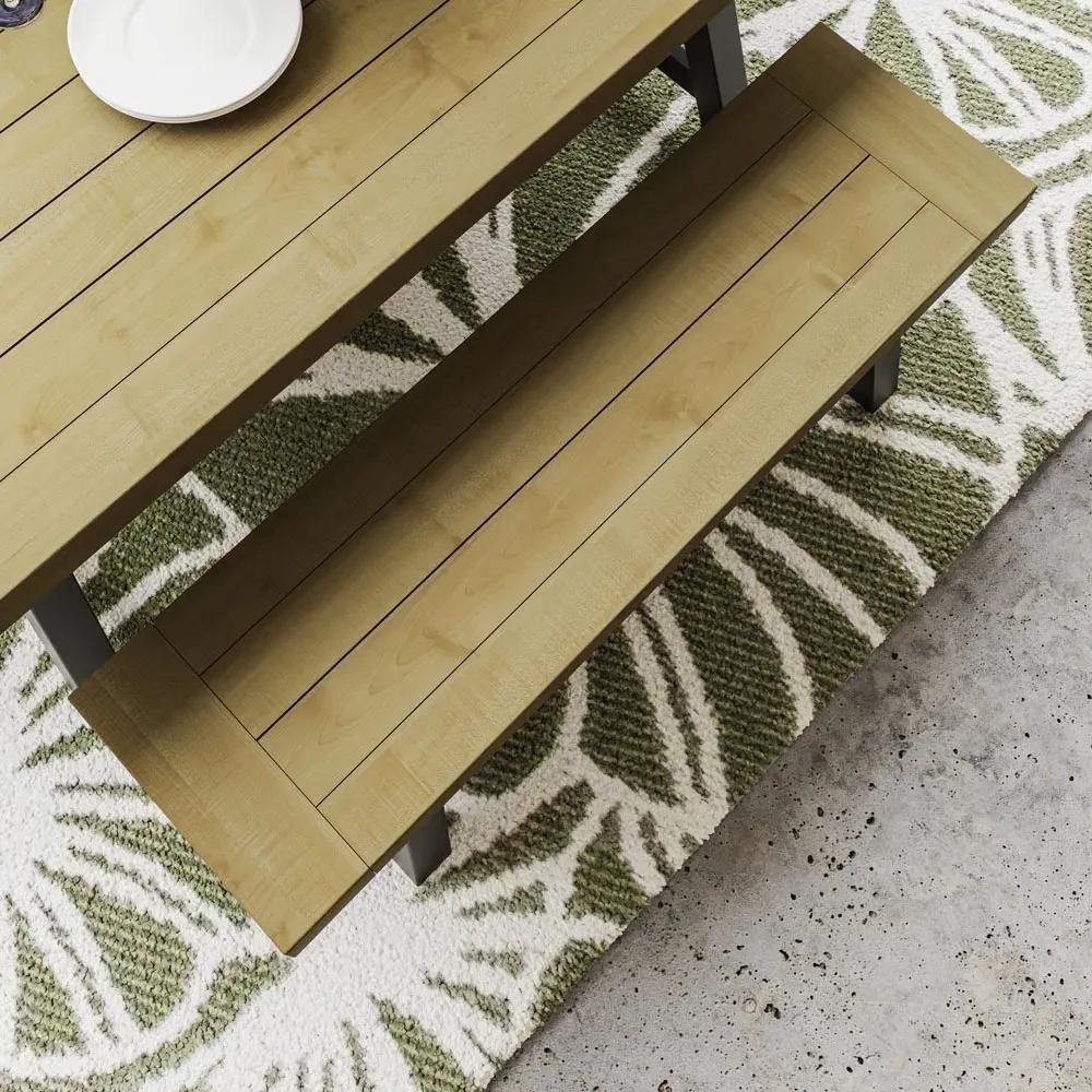 Lowry Dining Bench - Brown, Reclaimed Pine